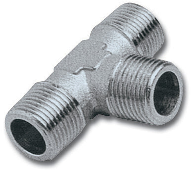 T CONNECTOR 1/4'MMM PACKAGED