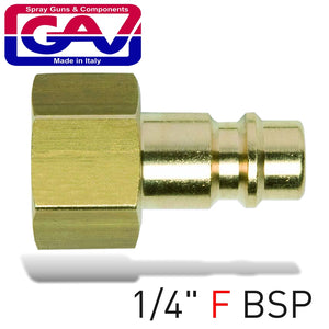 CONNECTOR BRASS 1/4'F