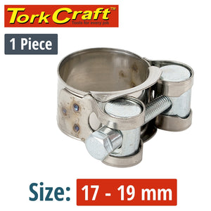 HOSE CLAMP H/DUTY 17-19MM BULK