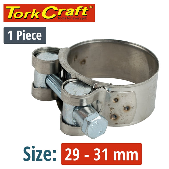 HOSE CLAMP H/DUTY 29-31 BULK