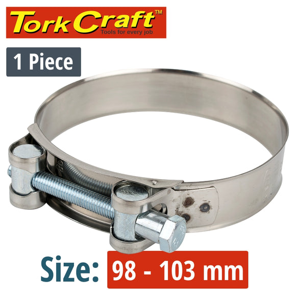 HOSE CLAMP H/DUTY 98-103 BULK