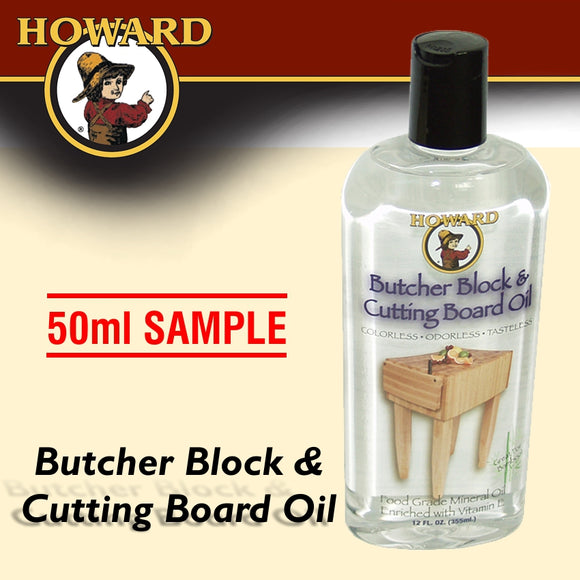 BUTCHER BLOCK & CUTTING BOARD OIL SAMPLE SIZE