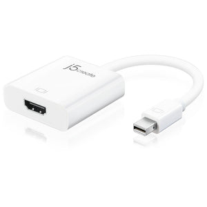 J5create JDA152 Mini DisplayPort to HDMi 100mm COnverter cable