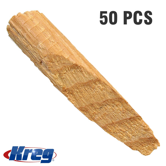 KREG PINE WOODEN PLUGS 50PC