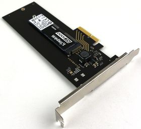 Kingston SKC1000H/240G 240Gb KC1000 series NGFF(M.2) MLC SSD with NVMe PCIe (Gen3.0) x4 mode SSD with bundled PCi-E(4x) Card ( full-height + low-profile bracket )
