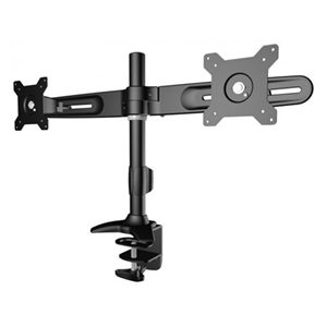 Aavara TC742 dual flip mount 2x lcd - clamp base ( support extra DS440 dual flip mount extended pole as 4x LCD stand  )