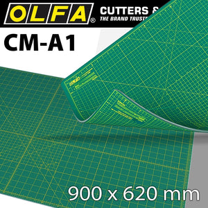 OLFA MAT CRAFT MULTI-PURPOSE 900 X 620MM A1 SELF HEALING