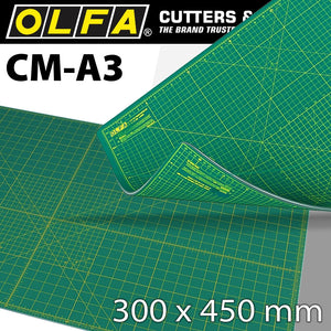 OLFA CUTTING MAT 300X450MM A3 CRAFT MULTI-PURP