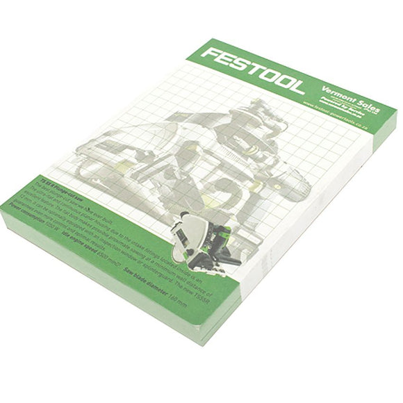 FESTOOL NOTE PAD A6 (96 PAGES)