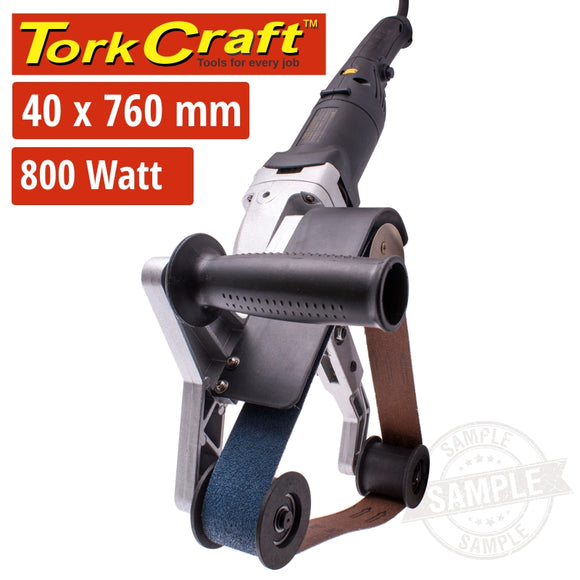 STAINLESS PIPE POLISHER 800W 220V LONG HANDLE ( 40X760MM BELT)