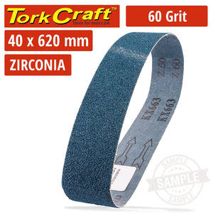 60 GRIT ZIRCONIA SANDING BELTS 40MMX620MM