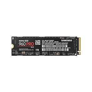 Samsung MZ-V6P1T0BW 1Tb/1000Gb 960 Pro series NGFF(M.2) SSD with NVMe PCIe (Gen3.0) x4 mode MLC SSD