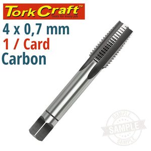 TAP CARB.STEEL 4X0.7MM 1/CARD