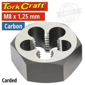 DIE CARB.STEEL 8X1.25MM CARDED