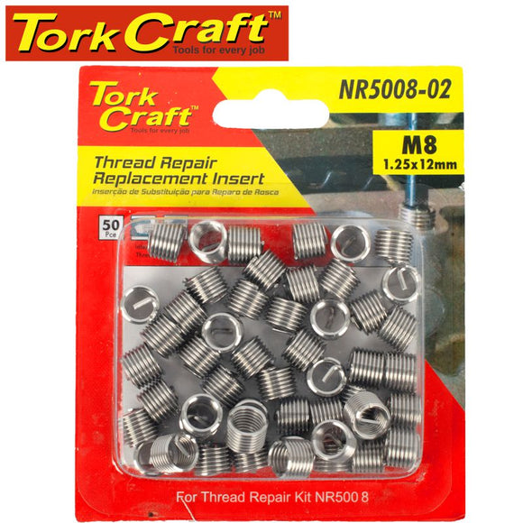 THREAD REPAIR KIT M8 X 1.25 X 1.5D REPL. INSERTS FOR NR5008