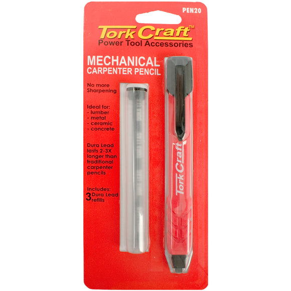 TORK CRAFT MECHANICAL CARPENTERS PENCIL WITH REFILL
