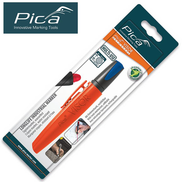 PICA VISOR PERMANENT MARKER BLUE IN BLISTER