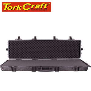 PLASTIC CASE 1387.5X393.7X152.4MM OD WITH FOAM BLACK RIFLE CASE