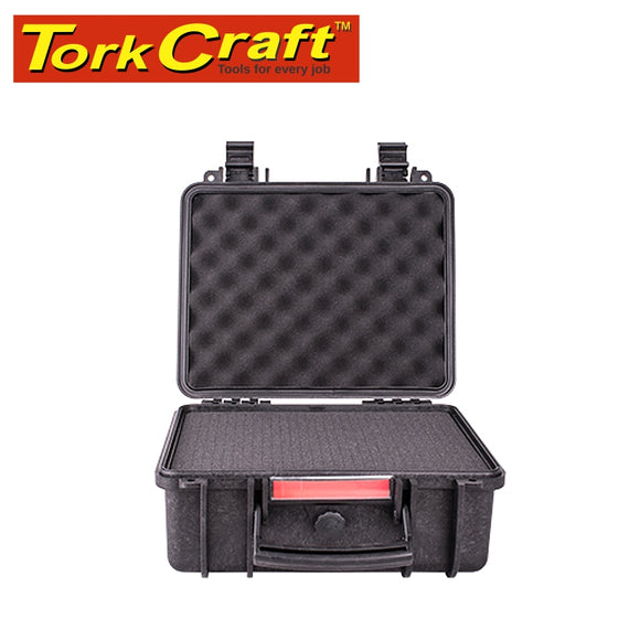 HARD CASE 350X315X165MM OD WITH FOAM BLACK WATER & DUST PROOF (312413)