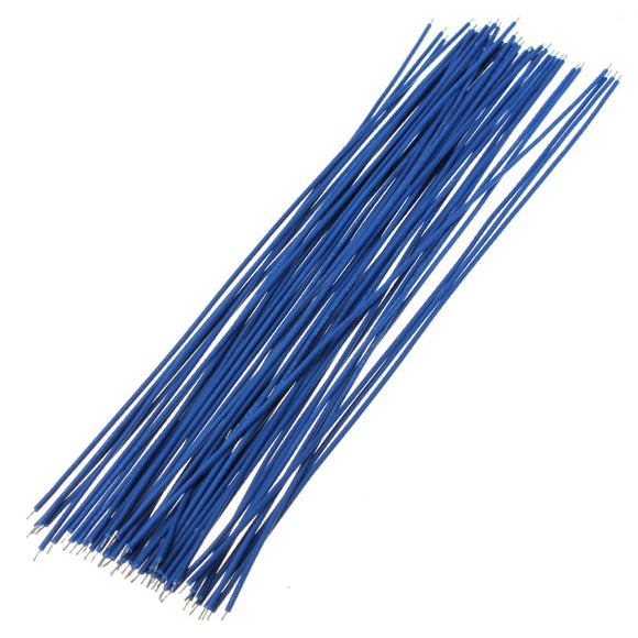 4 X 50Pcs Blue Two Ends With Tin-plated 20cm Breadboard Jump Cable