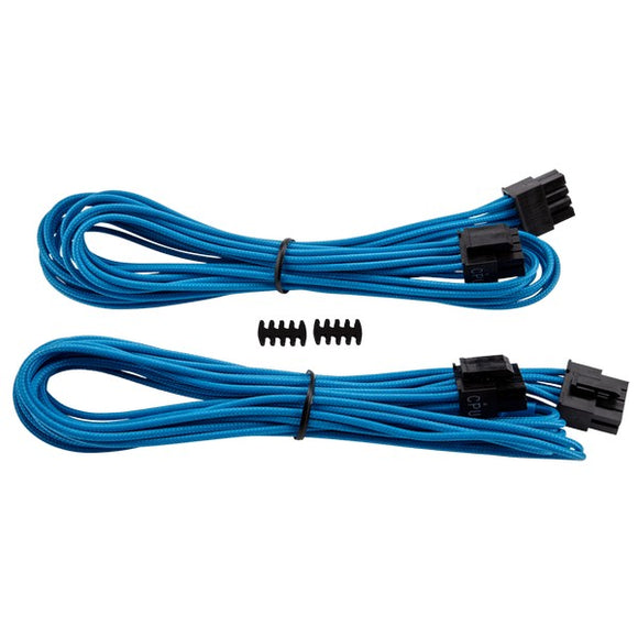 corsair CP-8920168 bLue premium individually sleeved flexible paracorded cable with 2x cable combs