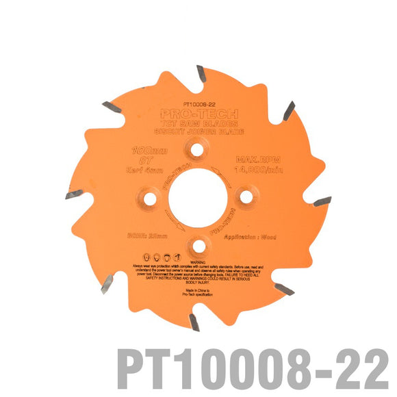 SAW BLADE TCT 100X3.96X22X8T BISCUIT JOINER  WOOD PROF. PRO-TECH