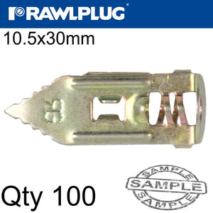 HAMMER IN FIXING PLASTERBOARD 10.5X30MM X100-BOX