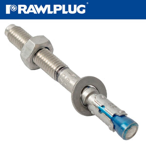 STAINLESS STEEL THROUGHBOLT M08X075MM X100-BOX