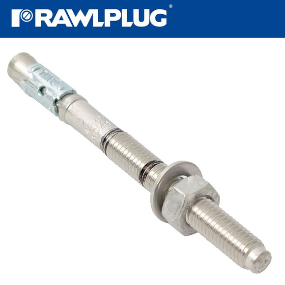 STAINLESS STEEL THROUGHBOLT M08X095MM X100-BOX