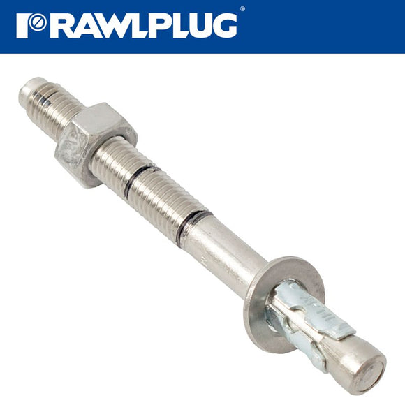 STAINLESS STEEL THROUGHBOLT M12X125MM X50-BOX