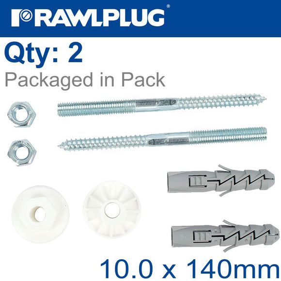 BASIN FIXING KIT 10X140