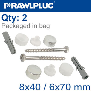 WC FIXING KIT SHORT PLUG