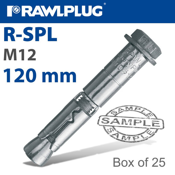 R-SPL SAFETY PLUS - LOOSE BOLT 12X120MM X25 PER BOX