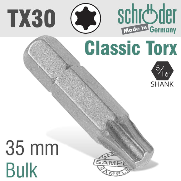 TORX TX 30 5/16' X 35MM