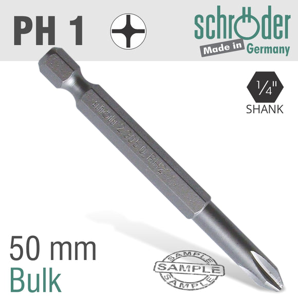 PHILLIPS NO.1 x 50MM CLASSIC POWER BIT