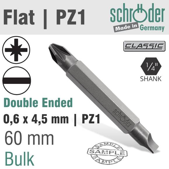 D/END 0.6X4.5MM/PZ1 60MM BIT