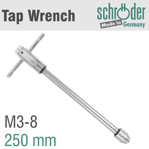 RATCHET TAP WRENCH 250MM M3-8
