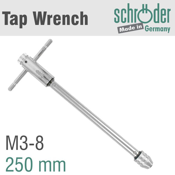 RATCHET TAP WRENCH 250MM M3-8