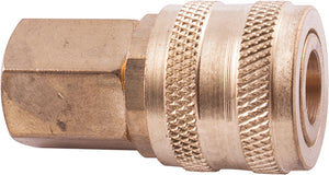 QUICK COUPLER ARO STYLE BRASS 1/4' FEMALE