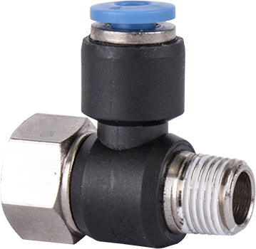 PU HOSE FITTING TEE 4MM X 1/8'F X 1/8'M