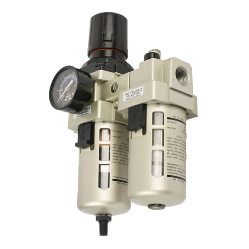 FILTER / REGULATOR / LUBRICATOR 1/2' WITH AUTO DRAIN (HEC4010-04D)