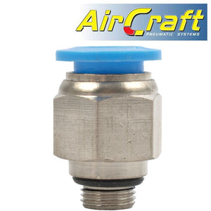 PU FITTING STR. STUD W/O-RING 10MM-1/8' M