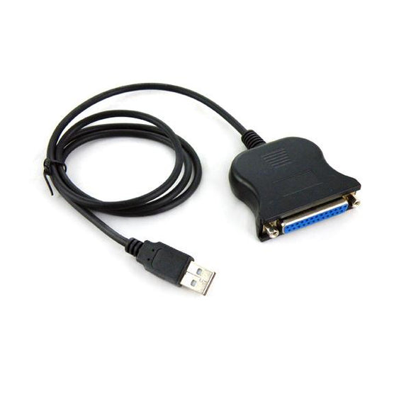 NEW USB TO 25PIN FEMALE PARALLEL PRINTER CABLE ADAPTER