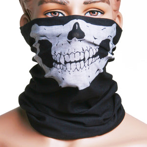 Skull Multi Purpose Head Wear Hat Scarf Motorcycle Face Cap Mask