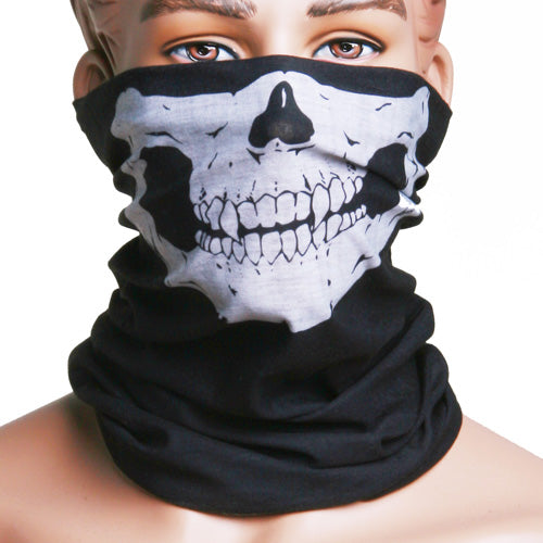 Skull Multi Purpose Head Wear Hat Scarf Motorcycle Face Cap Mask