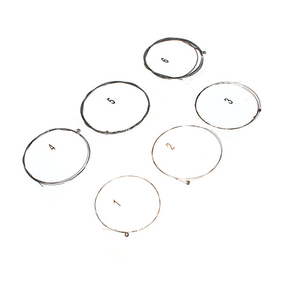 New Set of 6 Steel Strings Gauge for Electric Guitar