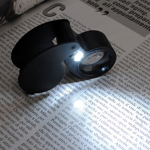 40X LED Eye Jeweller Magnifying Glass Magnifier Loupe