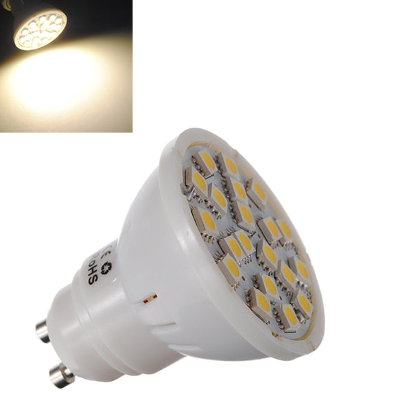 GU10 5W 320LM Warm White 20 SMD 5050 LED Spot Lightt Lamp Bulb 220V