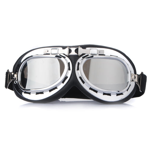 Universal Chrome Lenses UV Motorcycle ATV Helmet Goggles