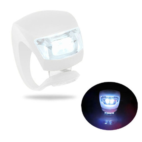 Bike LED 3 Mode Fog Light White With 2 CR2032 battery